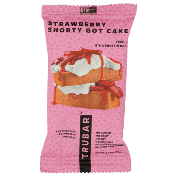 Trubar Strawberry Shorty Got Cake Protein Bar