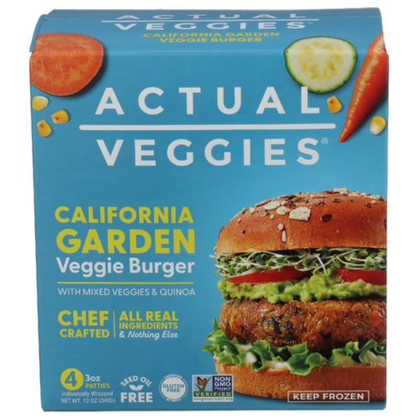 Actual Veggies California Garden Veggie Burgers