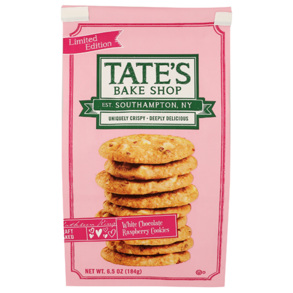 Tate's Bake Shop White Chocolate Raspberry Cookies