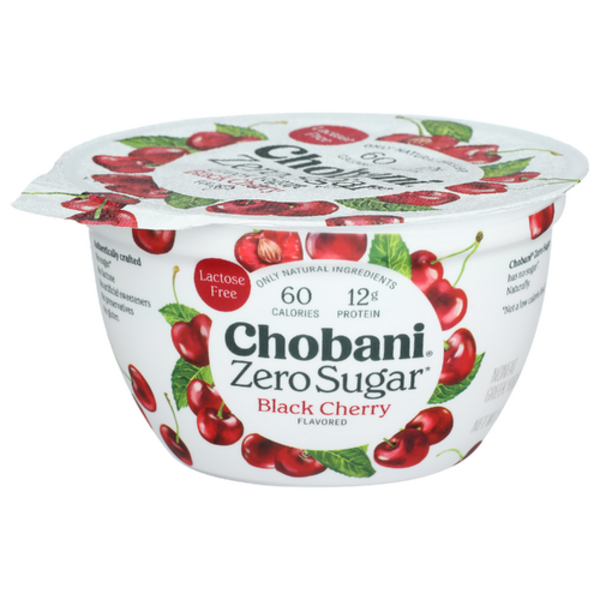 Chobani Black Cherry Zero Sugar Yogurt