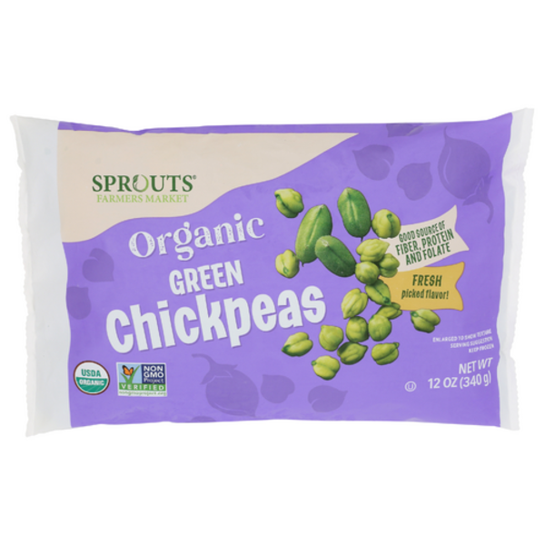 Sprouts Organic Green Chickpeas