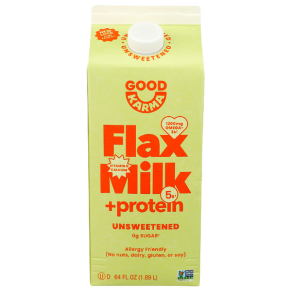 Good Karma Unsweetened Flax Milk W/ Protein