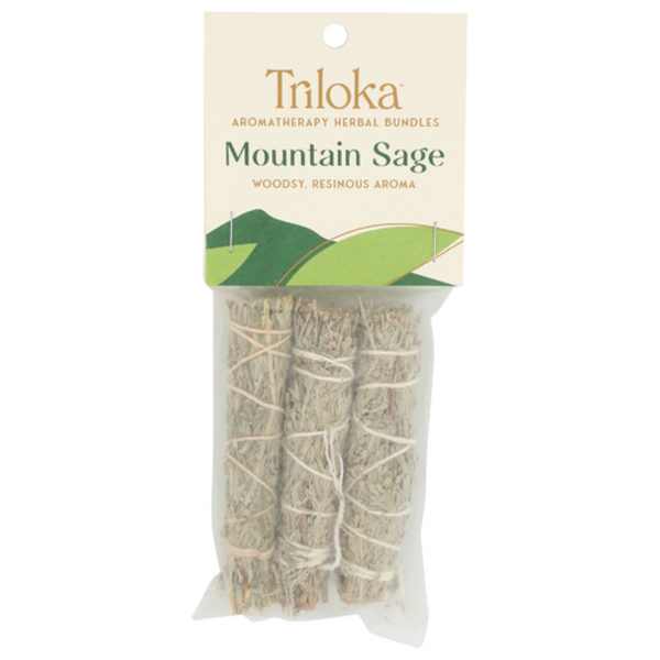 Windrose Triloka Mountain Sage Mini Smudge 3 Pack