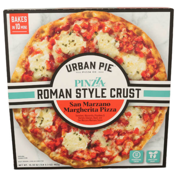 Urban Pie Pizza Co. San Marzano Margherita Pinzza Roman Style Crust Pizza