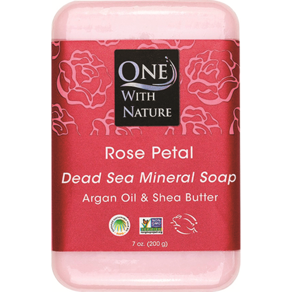 One With Nature Rose Petal Bar Soap