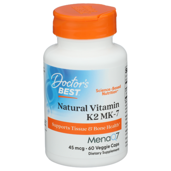 Doctor's Best Natural Vitamin K2 Mena Q7