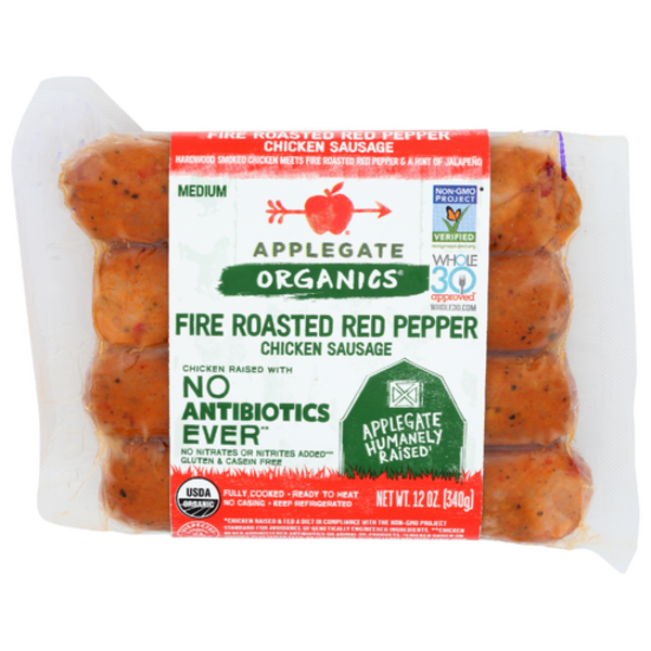 Applegate Organic Fire Roasted Red Pepper Chicken Sausage
