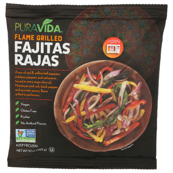 Puravida Foods Flame Grilled Fajitas Rajas