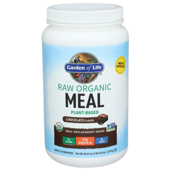 Garden Of Life Raw Organic Shake & Meal Replacement Chocolate Cacao