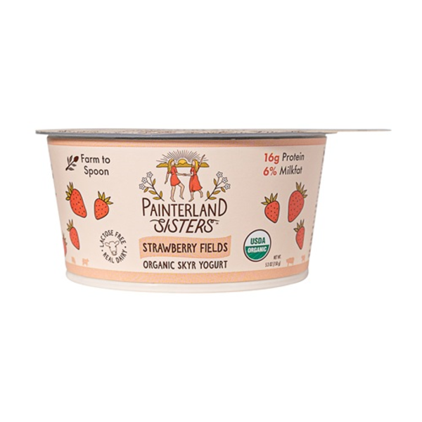 Painterland Sisters Organic Strawberry Icelandic Style Skyr Yogurt