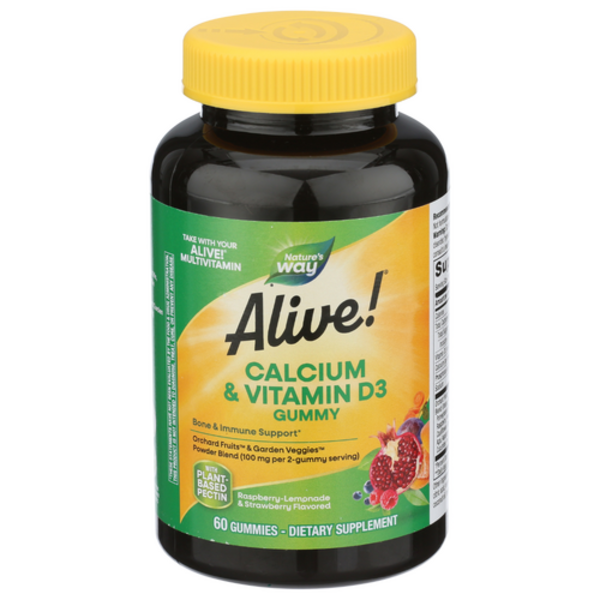 Nature's Way Alive Calcium Gummies With Vitamin D