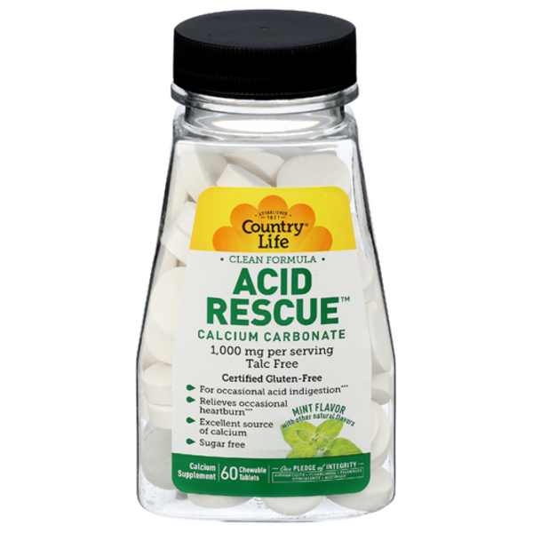 Country Life Mint Flavored Acid Rescue