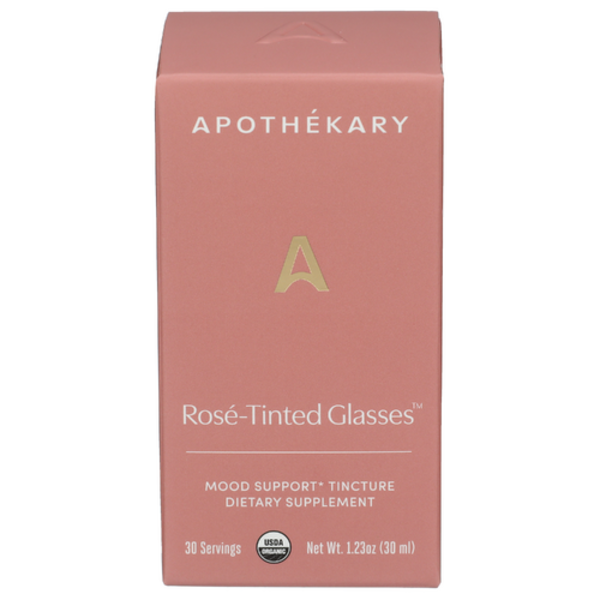 Apothekary Inc Organic Rose Tinted Glasses Mood Support Tincture