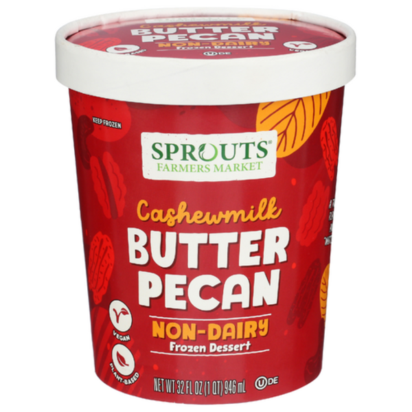 Sprouts Butter Pecan Cashew Milk Non-Dairy Frozen Dessert