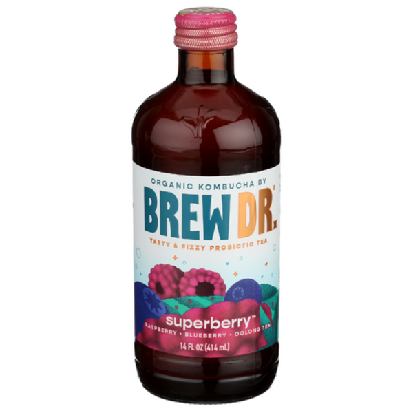 Brew Dr. Kombucha Organic Superberry Kombucha