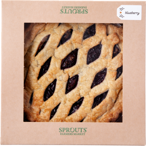 Fresh Baked Blueberry Pie No Sugar Added