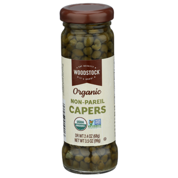 Woodstock Organic Non-Pareil Capers