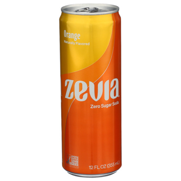 Zevia Orange Zero Sugar Soda