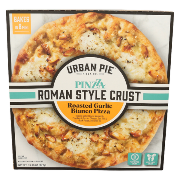 Urban Pie Pizza Co. Roasted Garlic Bianco Pinzza Roman Style Crust Pizza