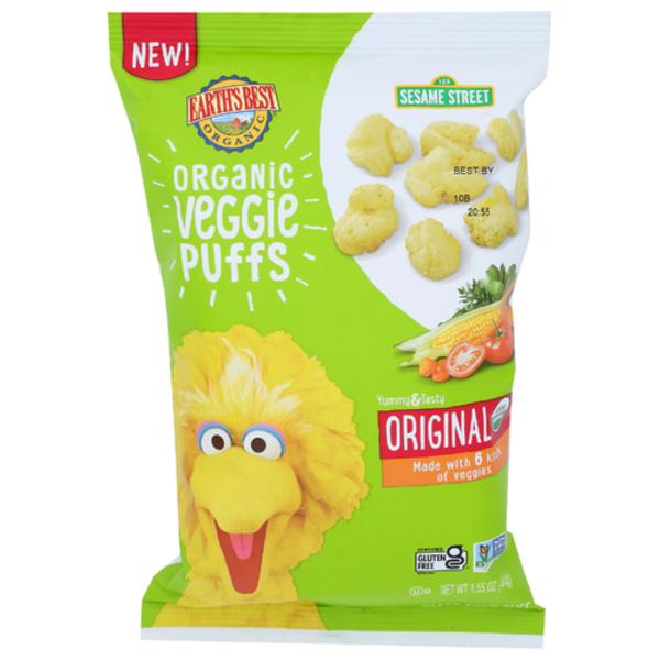 Earth's Best Organic Original Sesame Street Veggie Puffs