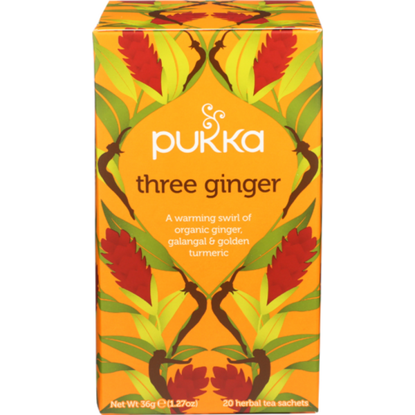 Pukka Tea Organic Three Ginger