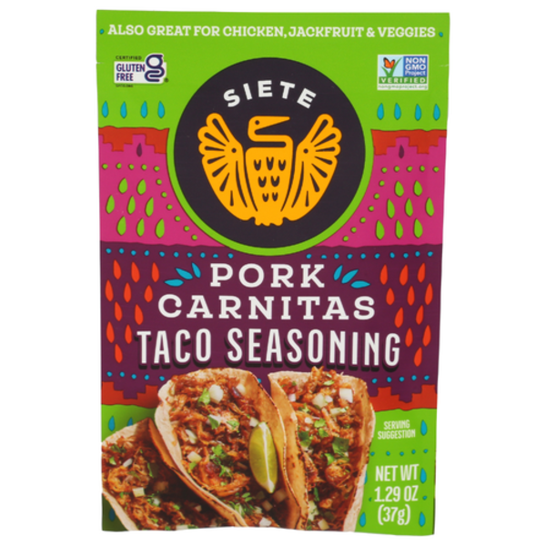 Siete Carnitas Seasoning Slow Cooker Spice