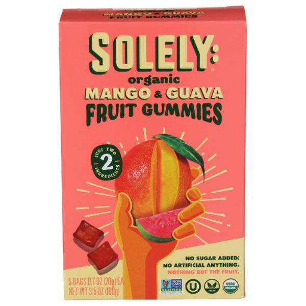 Solely Organic Mango & Guava Whole Fruit Gummies