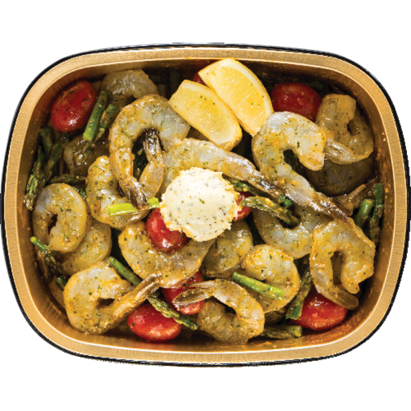 Sprouts Shrimp Scampi One Pan Meal