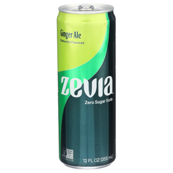 Zevia Ginger Ale Zero Sugar Soda