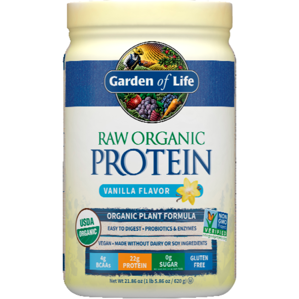Garden Of Life Organic Vanilla Raw Protein Powder