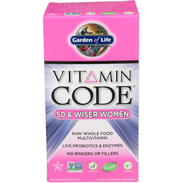 Garden Of Life Vitamin Code 50 & Wiser Women Multivitamin