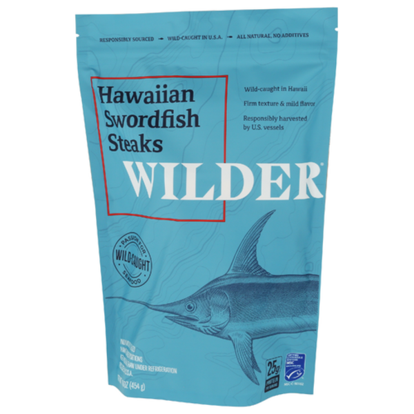Wilder Seafood Wild Caught Hawaiian Swordfish Steaks