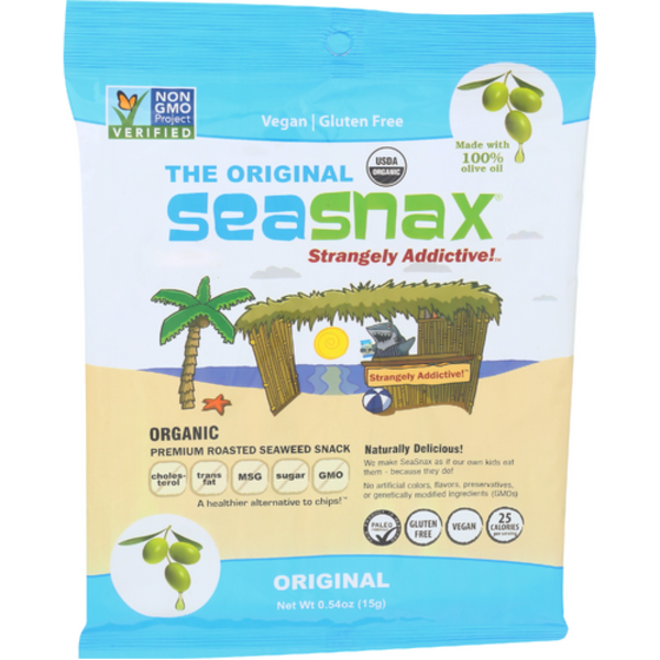 Seasnax Classic Olive Seaweed Snack