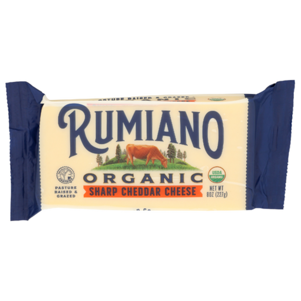 Rumiano Organic Sharp Cheddar Cheese