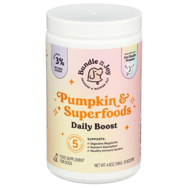 Bundle X Joy Pumpkin & Superfoods Dog Supplement Powder
