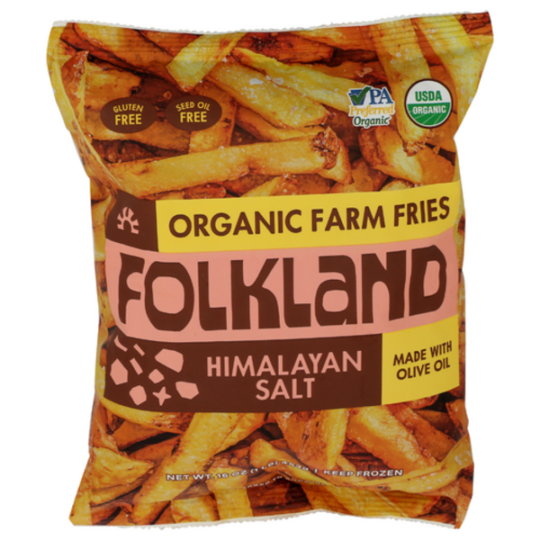 Folkland Foods Organic Himalayan Salt Farm Fries Made With Olive Oil