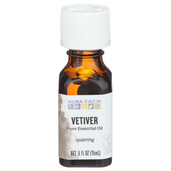 Aura Cacia Vetiver Essential Oil