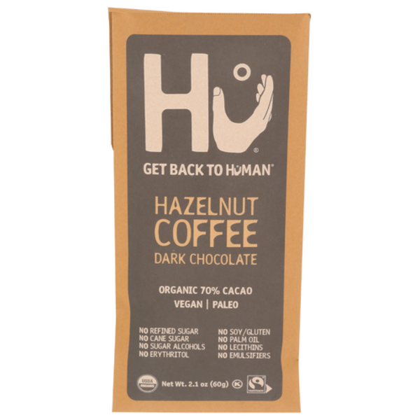 Hu Hazelnut Coffee Organic Dark Chocolate Bar