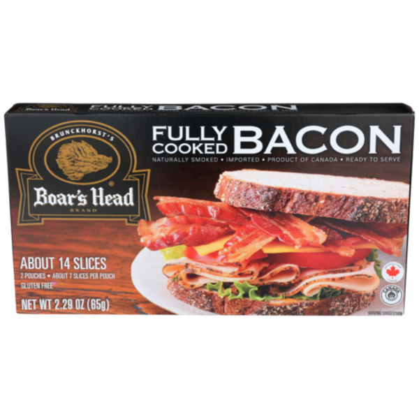 Boar's Head Brand Fully Cooked Smoked Bacon