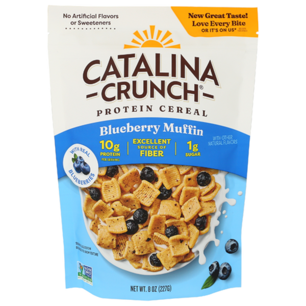 Catalina Crunch Blueberry Muffin Crunch Cereal With Blueberries