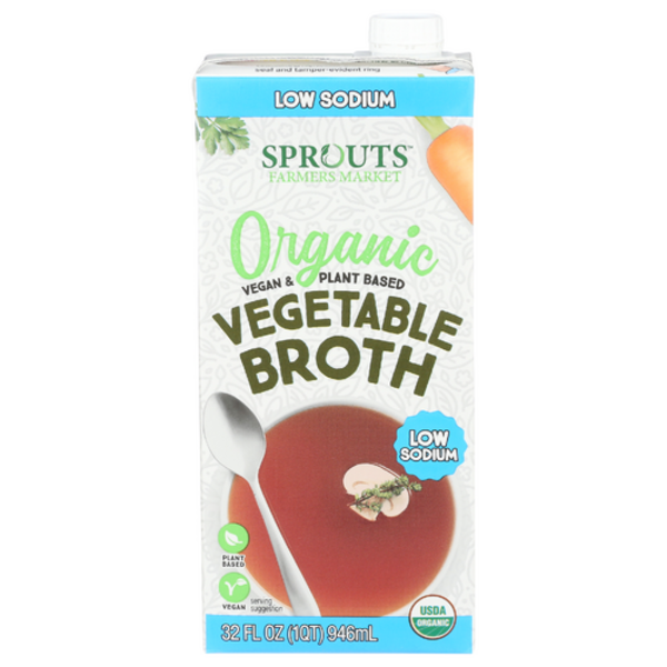 Sprouts Organic Low Sodium Vegetable Broth