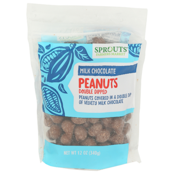 Sprouts Double Dipped Milk Chocolate Peanuts