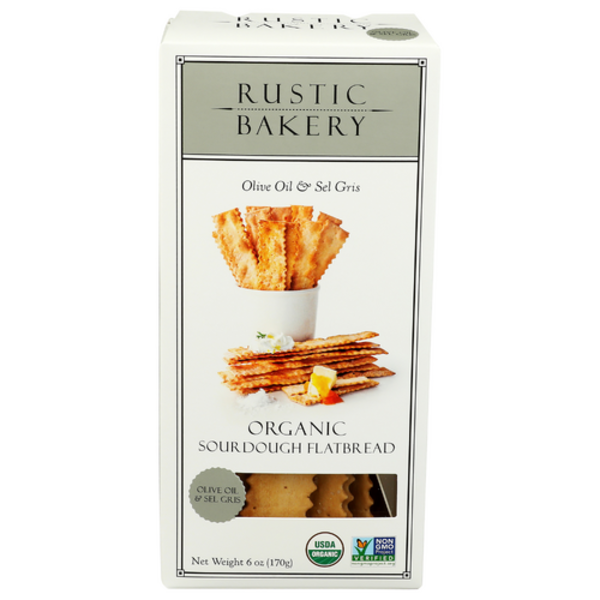 Rustic Bakery Organic Olive Oil Sel Gris Sourdough Flatbread