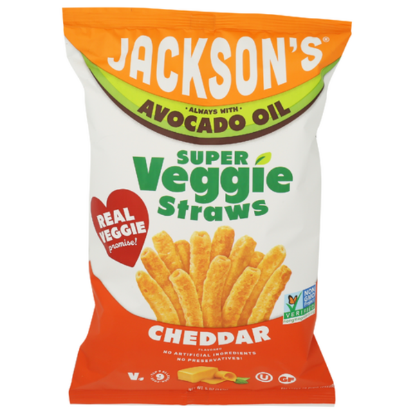 Jackson's Chips Cheddar Avocado Oil Super Veggie Straws