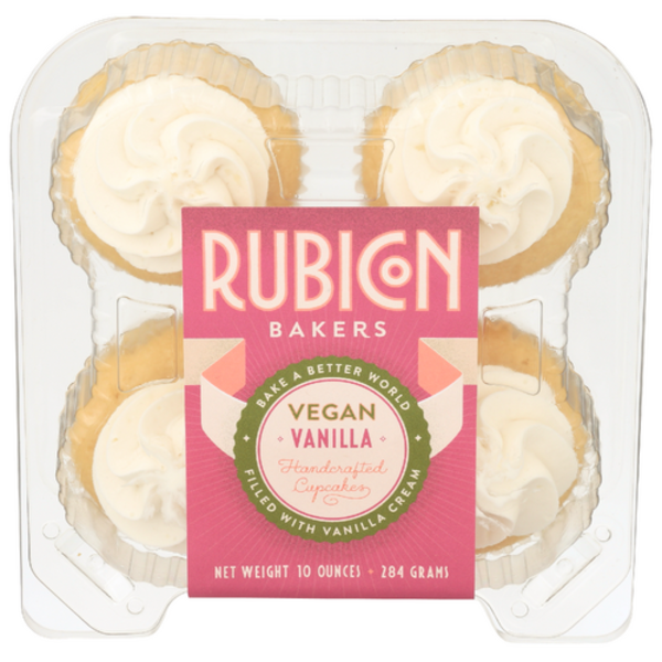 Rubicon Vegan Vanilla Cupcakes 4 Pack