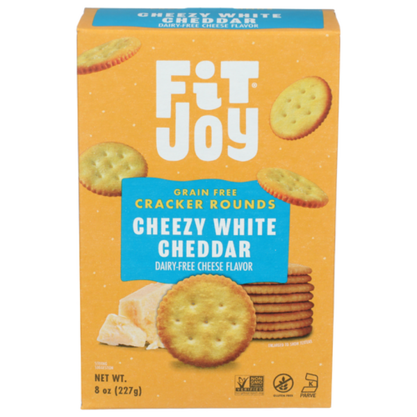 Fit Joy Cheezy White Cheddar Cracker Rounds