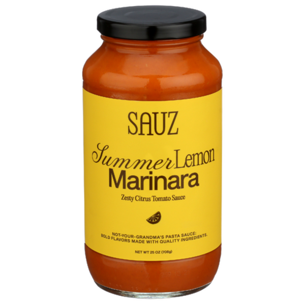 Sauz Pasta Sauce Summer Lemon Marinara Pasta Sauce