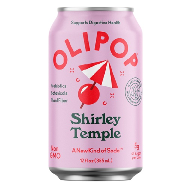 Olipop Shirley Temple Prebiotic Sparkling Tonic