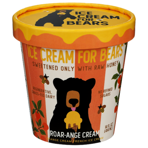 Ice Cream For Bears Roar-Ange Orange Cream French Ice Cream