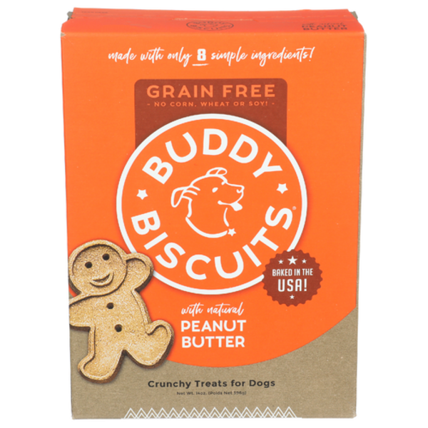 Buddy Biscuits Peanut Butter Grain Free Crunchy Treats